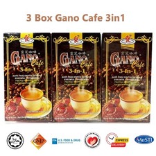 3 x Gano Excel 3 in1 Gano Cafe Instant Coffee with Ganoderma