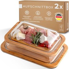 Lot de 2 Plateau Fromage - Planche de Service Charcuterie Plateaux en bois - ...