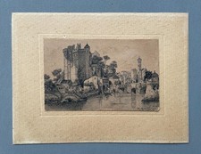 Château, dessin ancien