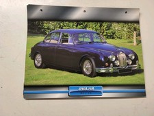 CARTE FICHE VOITURES D'EXCEPTION JAGUAR  MK 2 3.8