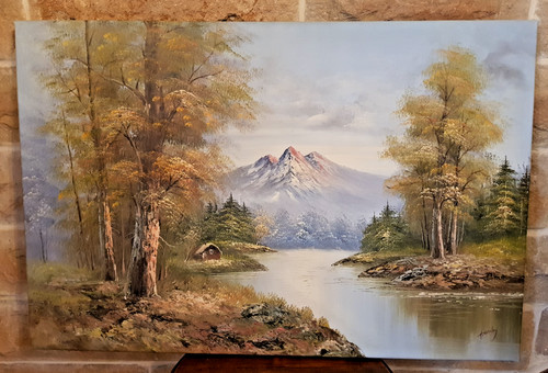 Tableau peinture huile sur