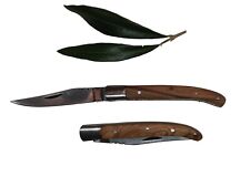 Couteau Pliant acier et bois