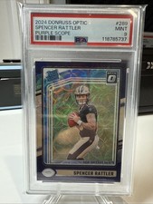 2024 Donruss Optic Spencer Rattler RC PSA 9 Purple Scope ?????￼