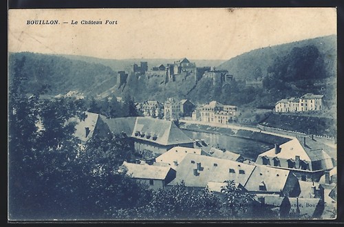 Cpa bouillon château fort - cpa,