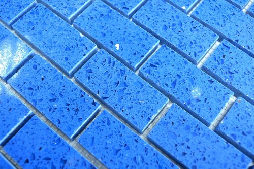 Mosaïque carreau quartz