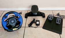 Logitech Driving Force Feedback GT Racing Steering Wheel Pedal Complete power sp
