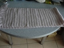 écharpe maille fait main