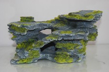 Aquarium Large Détaillé Rock & Mousse Décoration 30 x 18 x 15 CM Tout Aquariums