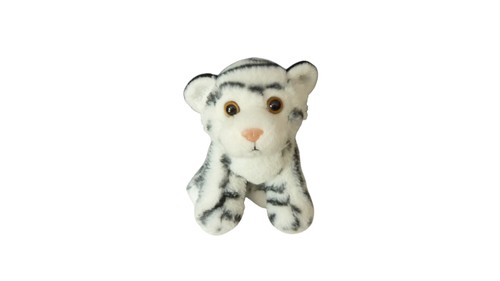 Peluche tigre blanc - ,