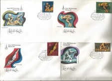 lot of 4 first day envelopes Russia - CCCP - USSR Olympic Games