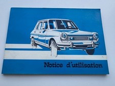 SIMCA 1100 CHRYSLER  Notice
