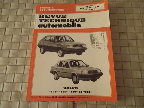 Revue technique volvo 343 - volvo,