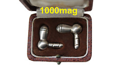 ANTIQUE WEIMER C° SOLID SILVER HEARING AIDS / VERY RARE / COLLECTOR