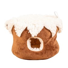 Nid d'hiver chaud pour hamster, cabane pour hamster, maison gerbilles,