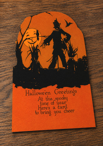Greeting card halloween - greeting,