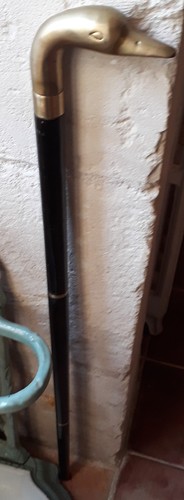 Ancienne canne tête canard - canne,