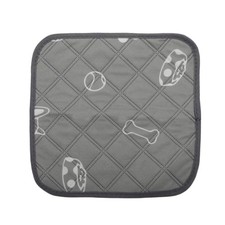 Tapis cage cochon d'Inde, lavable, absorbant, imperméable, anti-dérapant, gris