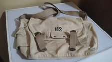 US MILITARY MUSETTE BAG - VINTAGE * MILITARY COLOR
