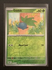 Oddish (Reverse Foil) - 043/165 - Common - Scarlet & Violet: 151 Pokemon TCG