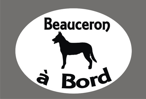 Sticker beauceron à - *,