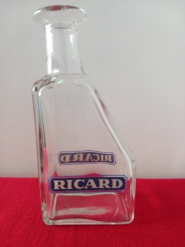 Ancienne carafe publicitaire - ancienne,