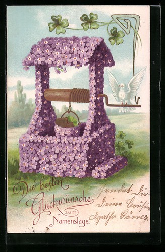 Carte postale gaufrée