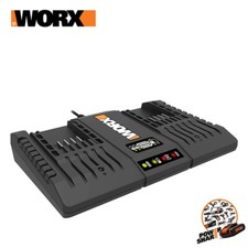 Chargeur Double Batterie Lithium 20V Powershare WORX WA3869 Outils Jardin