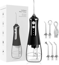 Hydropulseur Dentaire Sans Fil Portable Réservoir D'eau de 300 ml, 3 Modes