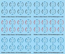 Stickers jantes OZ Ford