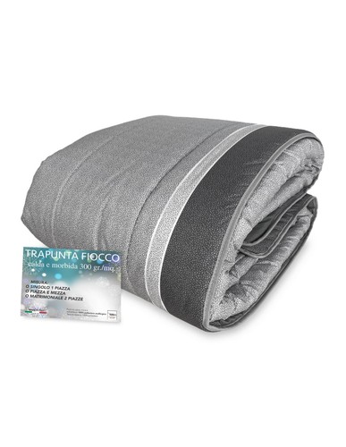 Couette hiver gris pois - d'hiver,