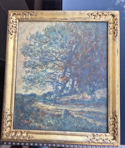 Huile sur panneau - sur, bois