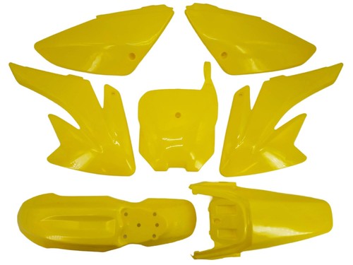 Kit plastiques jaune - , crf70