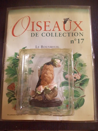Bouvreuil oiseau eaglemoss - oiseau,