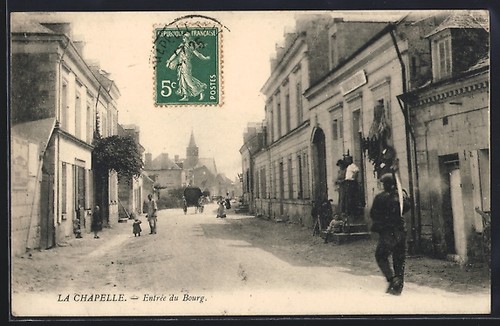 Cpa chapelle entrée - chapelle,,