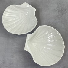 Paire de petit ravier / coupelle coquille saint jacques coquillage