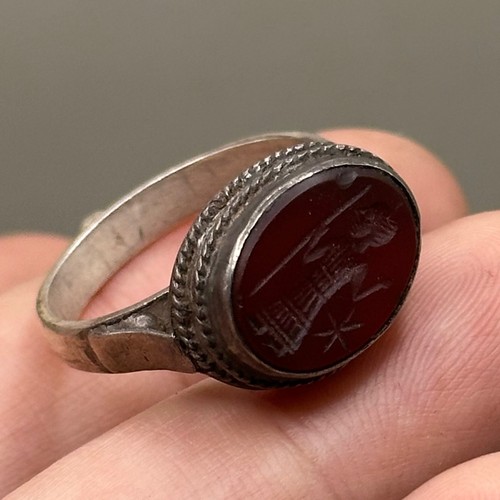 Bague ancienne argent - bague, en