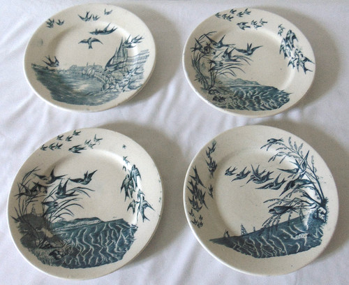 Assiettes faience fine - 4,
