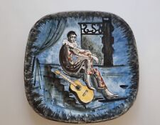 Quimper Youen Single Plate Faience Yves-Alain PLEUVEN (1929-2015) said YOUEN