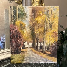 Tableau Huile Sur Panneau