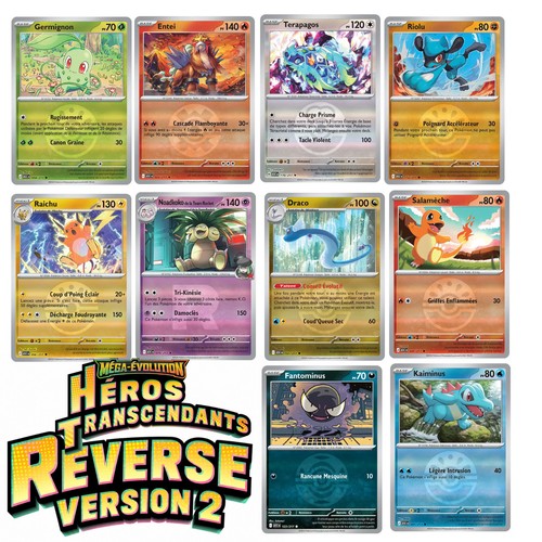 Carte pokémon reverse - reverse, version
