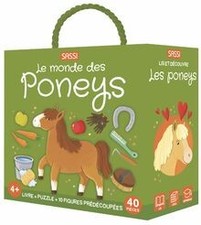 Le monde des poneys. Q-Box. Ediz. a colori. Con Gioco (Sas... | Livre | état bon