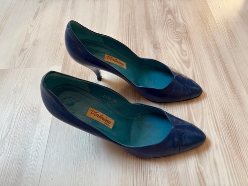 Escarpins bleus verlaine - bleus, "verlaine"