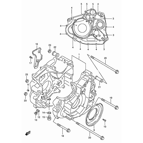 Suzuki 650 1996 - suzuki, kit