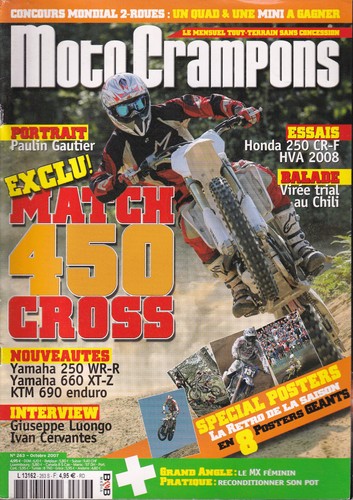 Moto crampons 263 match - moto, n°263