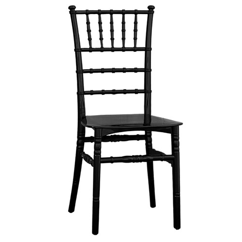 Chaise chiavarina noir - chaise, en