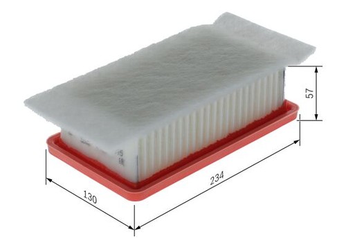 Cartouche filtre air - de,