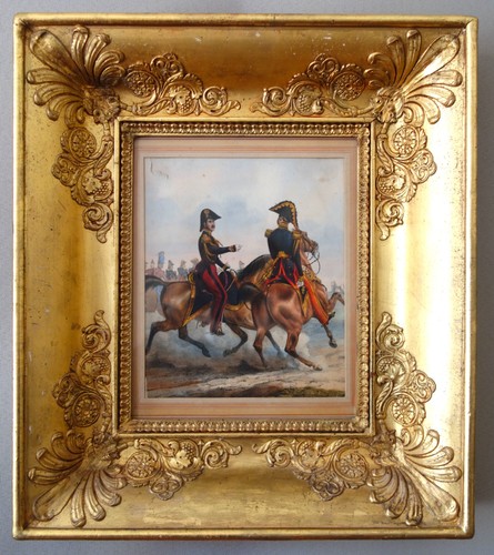 Gravure colorisée xixe - gravure,