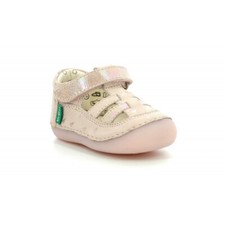 Kickers Chaussures Enfant en Bas Âge Sushy Cuir Avec Bande , Fille - 132 ( Roses