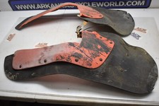 437 Set Front Fender Mud Flaps 83 Suzuki LT 125 LT125 1983 Quad ATV Free Us Ship