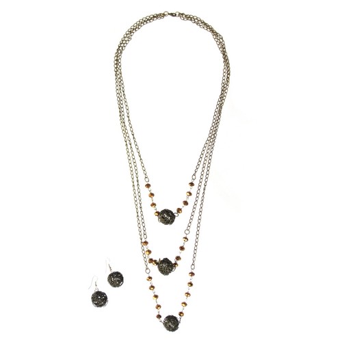 Parure loga collier et - parure,